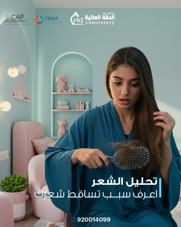 تحاليل تساقط الشعر